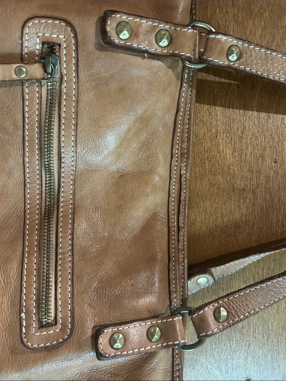 Vintage Costanza Rota Woven Leather Tote Bag in Brown - Picture 8 of 16